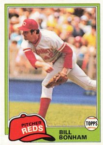 Bill Bonham 1981 Topps Baseball Card