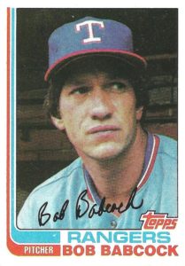 Bob Babcock 1982 Topps Baseball Card