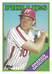 Darren Daulton Topps Baseball Cardulton 1988