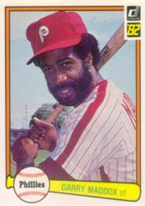 Garry Maddox 1982 Donruss Baseball Cards
