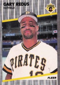 Gary Redus 1989 Fleer Baseball Card