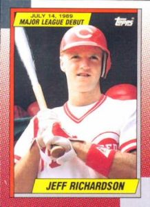 Jeff Richardson 1990 Topps Baseball Card