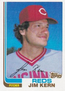 Jim Kern 1982 Topps Baseball Card