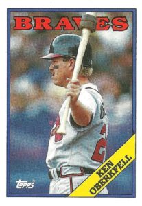 Ken Oberkfell 1988 Topps baseball Card