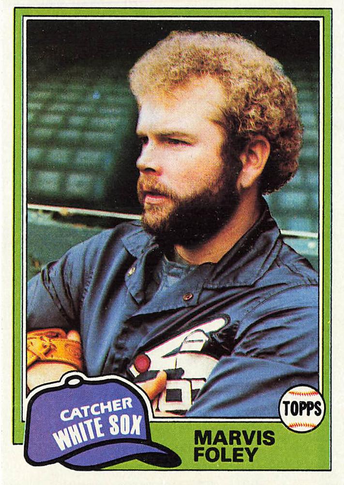 Marv Foley 1981 Topps Baseball Card 1980s Baseball