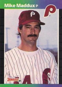 Mike Maddux 1989 Donruss Baseball Card
