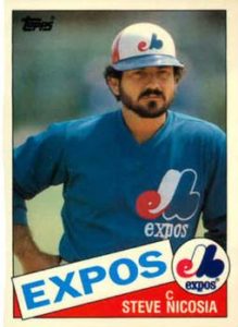 Steve Nicosia 1985 Topps Baseball Card