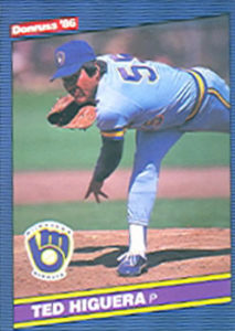 Teddy Higuera 1986 Donruss Baseball Card