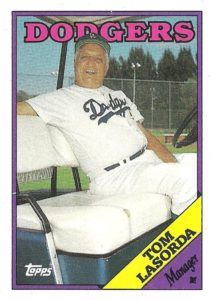 Tommy Lasorda 1988 Topps Baseball Card