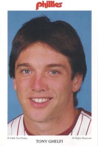 Tony Ghelfi Phillies baseball card