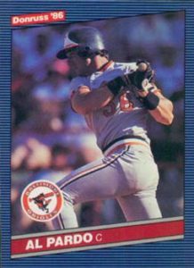 Al Pardo 1986 Donruss Baseball Card