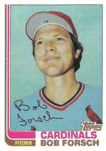 Bob Forsch 1982 Topps Baseball Card