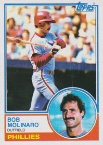 Bob Molinaro 1983 Topps Baseball Card