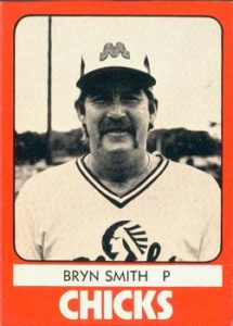 Bryn Smith 1980 minor league baseball card