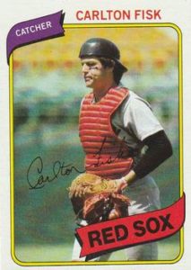 Carlton Fisk 1980 Topps Baseball Card