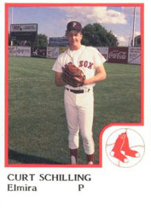 Curt Schilling 1986 minor league baseball card