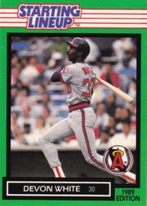 Devon White 1989 Kenner baseball card