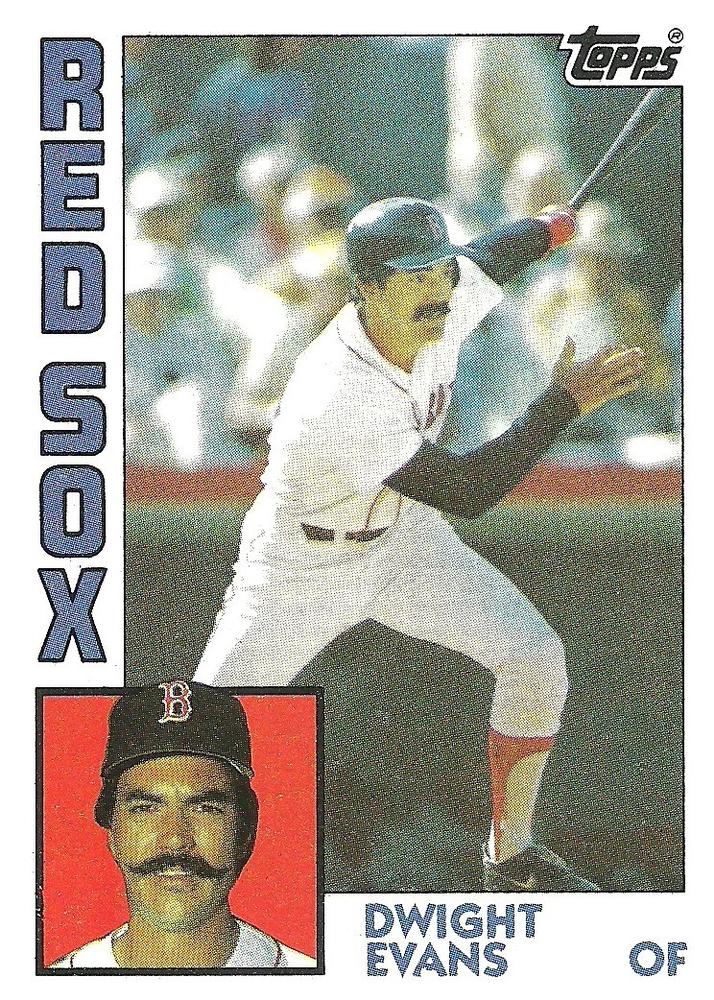 Dwight Evans Topps Baseball Card S Baseball