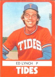 Ed Lynch 1980 minor league baseball card