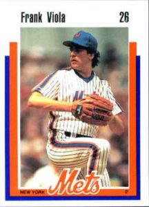 Frank Viola 1989 Kahns New York Mets baseball card