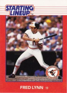 Fred Lynn 1988 Starting Lineup Baseball Card