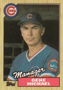 Gene Michael 1987 Topps Baseball Card