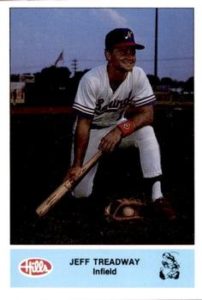 Jeff Treadway 1987 minor league baseball card