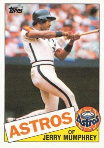 Jerry Mumphrey 1985 Topps Baseball Card
