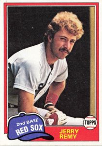 Jerry Remy 1981 Topps baseball card