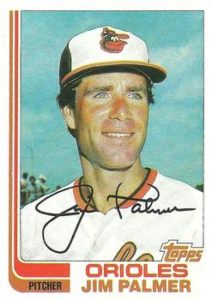 Jim Palmer 1982 Topps Baseball Card