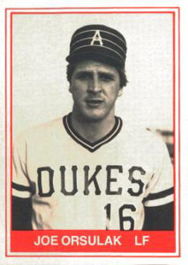 Joe Orsulak 1982 minor league baseball card