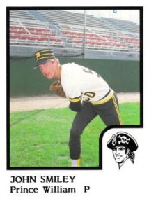 John Smiley 1986 minor league baseball card
