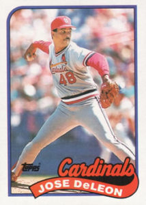Jose DeLeon 1989 Topps Baseball Card