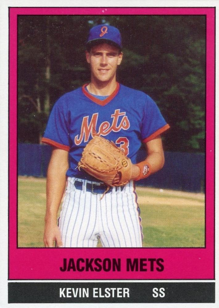 Kevin Elster 1986 minor league baseball card - 1980s Baseball