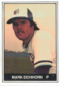 Mark Eichhorn 1982 minor league baseball card