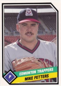 Mike Fetters 1989 minor league baseball card