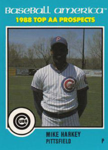 Mike Harkey 1988 minor league baseball card