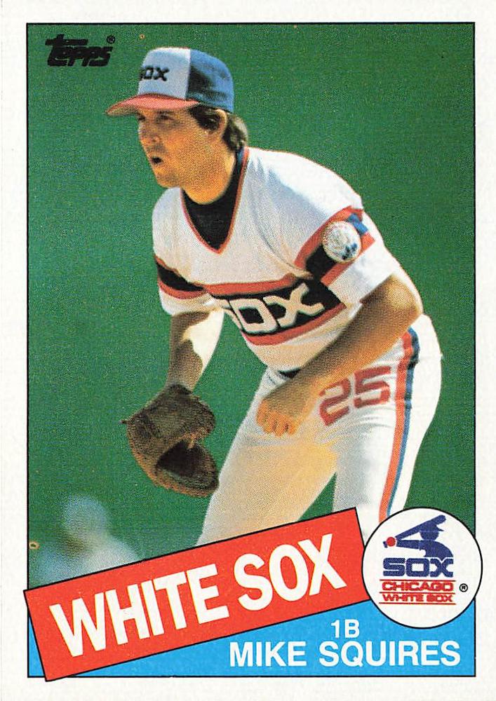 Mike Squires Topps Baseball Card S Baseball