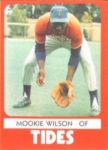 Mookie WIlson 1980 minor league baseball card