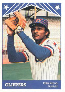Otis Nixon 1983 minor league baseball card