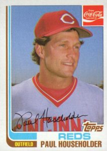 Paul Householder 1982 Topps Coke Baseball Card
