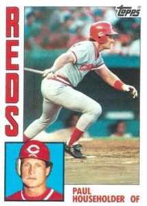 Paul Householder 1984 Topps Baseball Cards