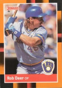 Rob Deer 1988 Donruss Baseball Card