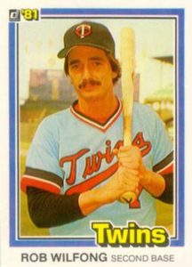 Rob Wilfong 1981 Donruss Baseball Card