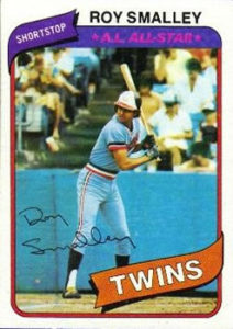 Roy Smalley 1980 Topps baseball card