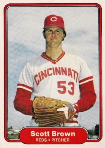 Scott Brown 1982 Fleer Baseball Card