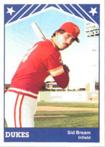 Sid Bream 1983 minor league baseball card