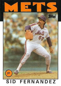 Sid Fernandez 1986 Topps Baseball Card