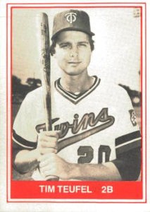 Tim Teufel 1982 minor league baseball card