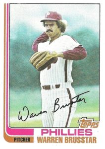 Warren Brusstar 1982 Topps Baseball Card